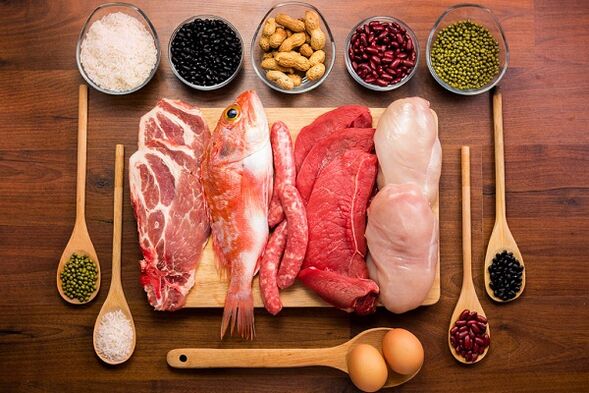 Os produtos de carne e peixe están indicados para a prostatite