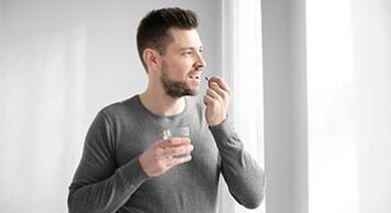 o home toma drogas para tratar a prostatite